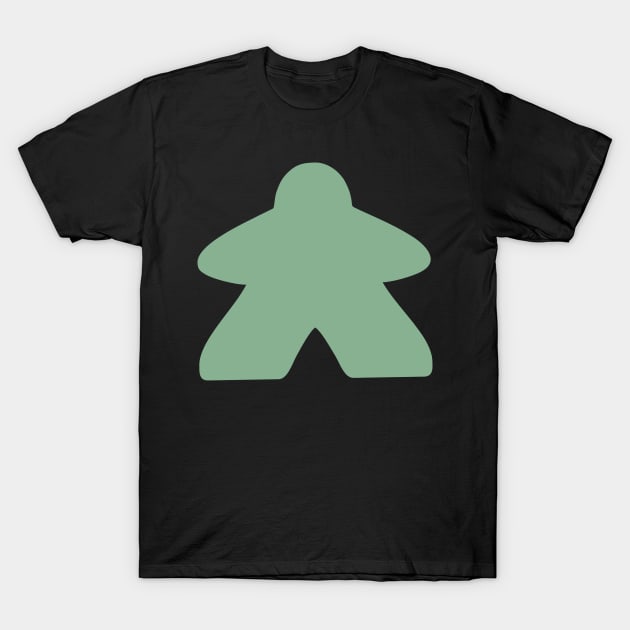 Green Meeple T-Shirt by MimicGaming